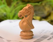 The Giant Monstrous Series Knight Chess Piece in Box Wood Paper Weight -4.8" Height