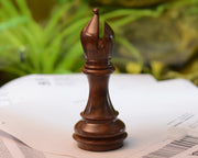 The Giant Monstrous Series Bishop Chess Piece in Sheesham Wood Paper Weight - 5.1" Height