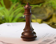 The Giant Monstrous Series Queen Chess Piece in Sheesham Wood Paper Weight -5.2" Height.