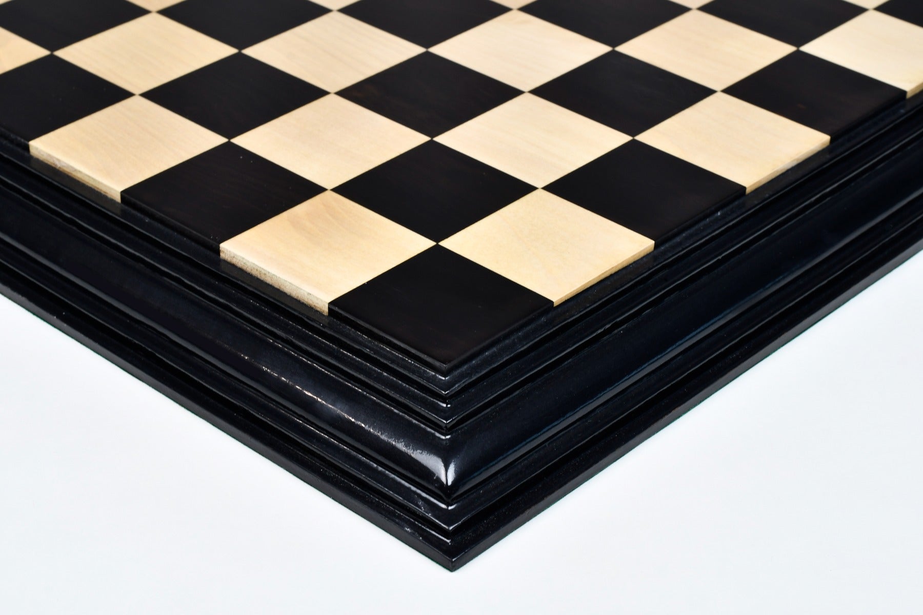 Luxury Chess Board Ebony Box Wood - 21" 55 mm square