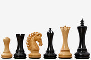 Empire II Luxury Staunton Chess Pieces in Ebony & Boxwood 4.4"- King