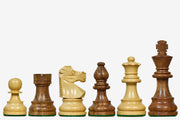 Repro French Lardy Exclusive Chess Pieces in Sheesham Wood  3"- King with Extra Queens
