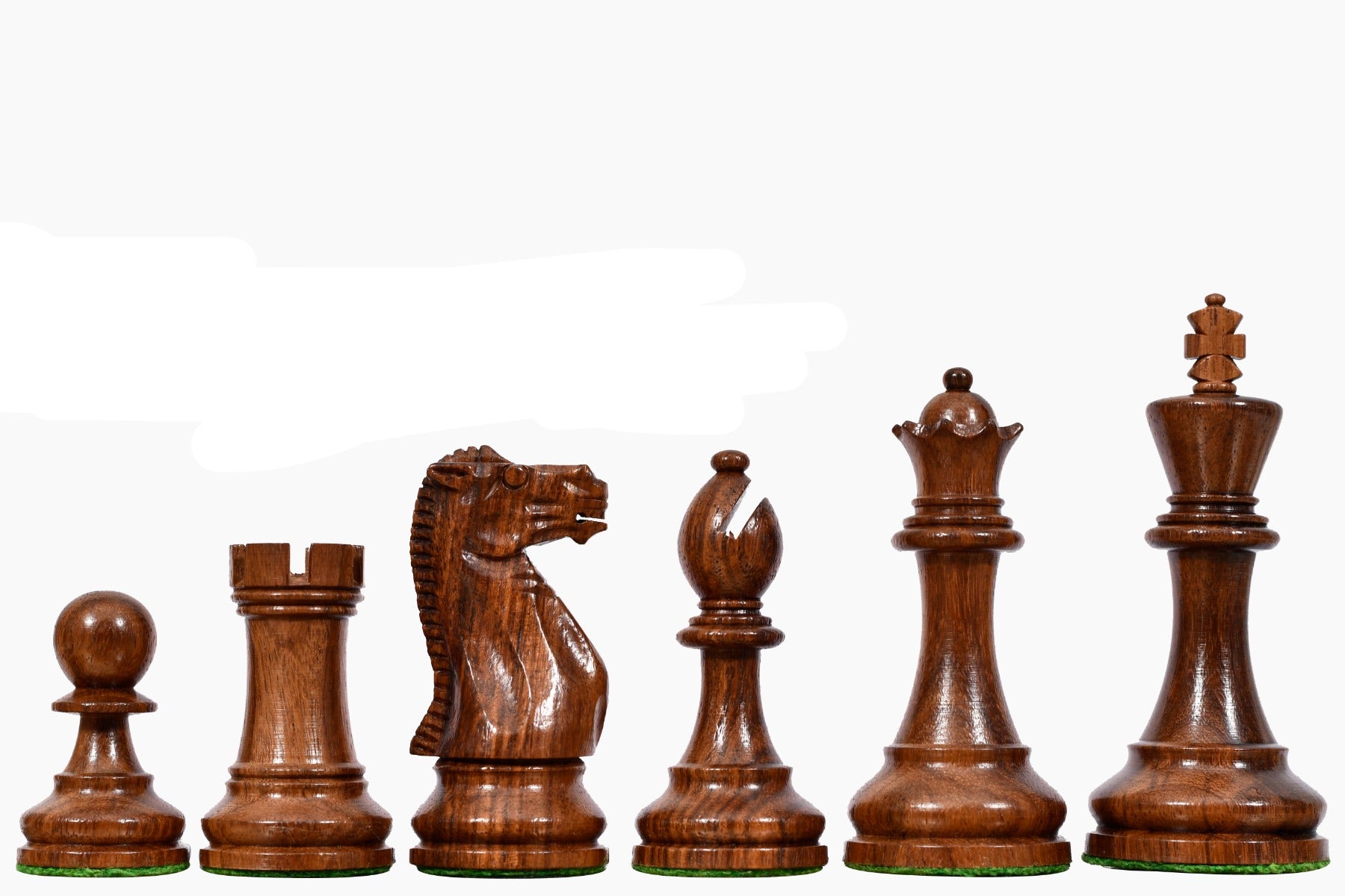 CB Grandmaster Staunton Chess Pieces Sheesham & Boxwood 3.75"- King