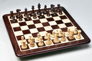 Pro Series Tournament Pieces in Rosewood & Boxwood With Board & Box- 3.8" King