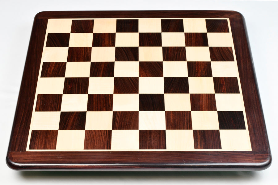 Pro Series Tournament Pieces in Rosewood & Boxwood With Board & Box- 3.8" King