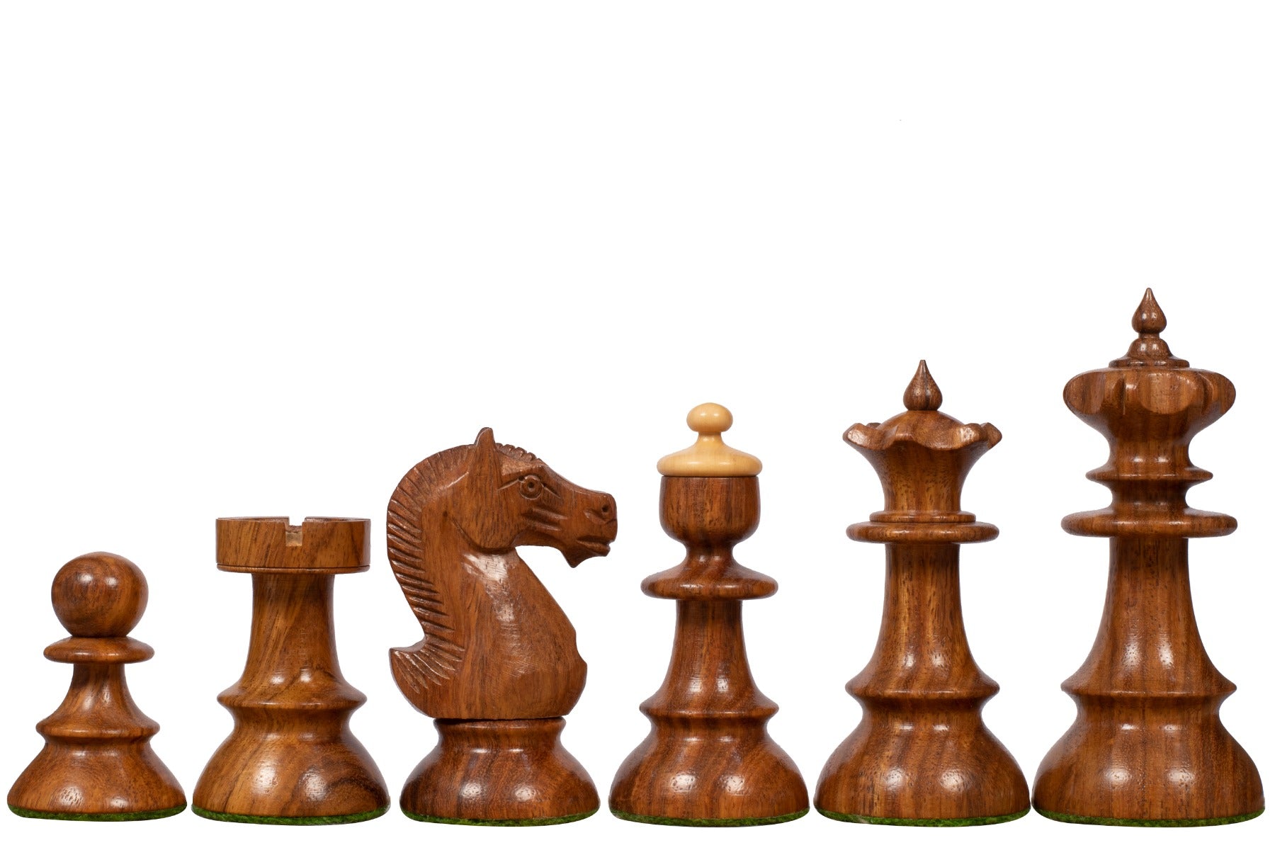 Austrian Coffee House Old Vienna Chess Pieces V2.0 Sheesham Wood 3.8" - King