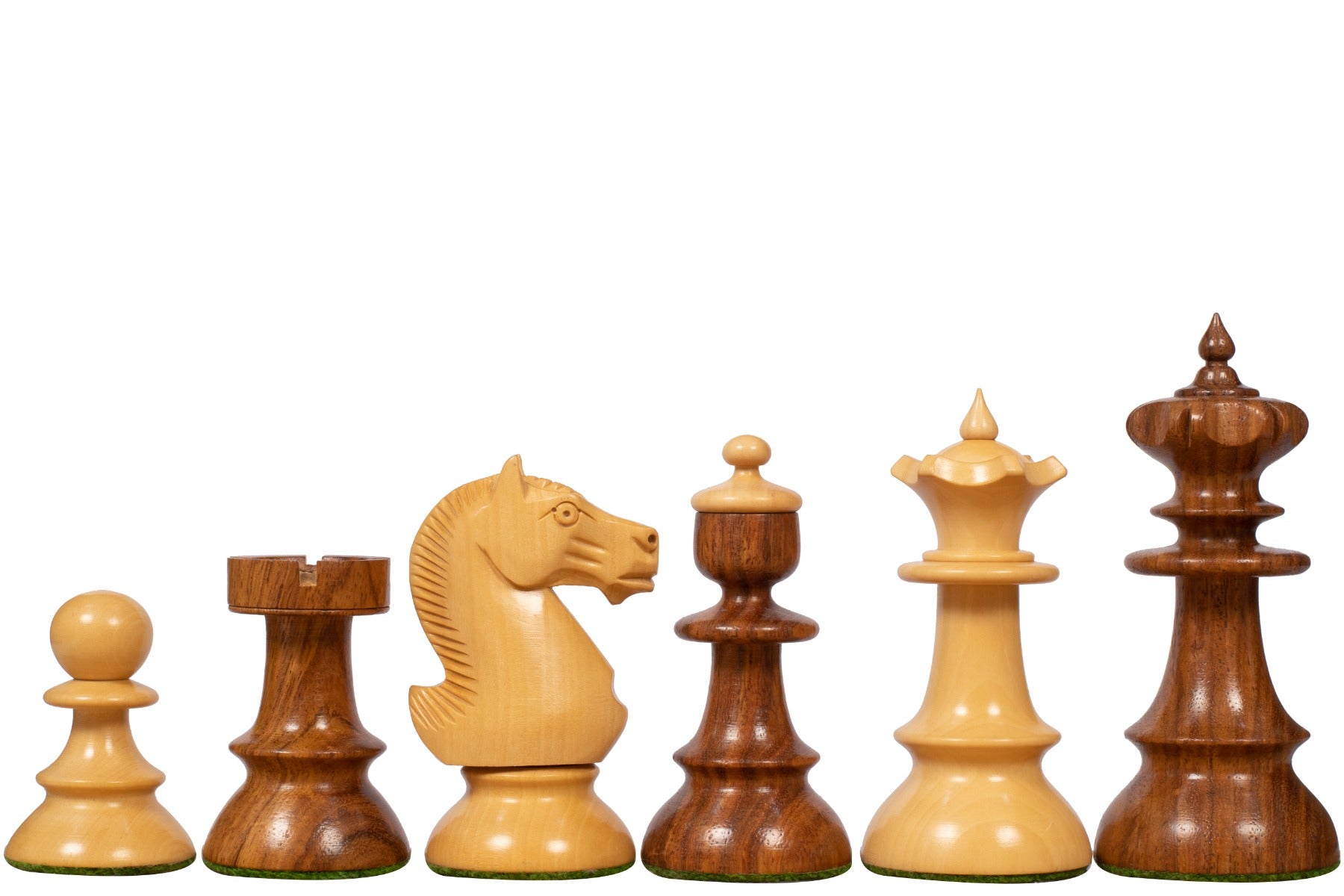Austrian Coffee House Old Vienna Chess Pieces V2.0 Sheesham Wood 3.8" - King