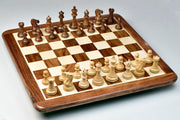 Pro Tournament Pieces in Sheesham/Boxwood With Board & Box-3.8" King