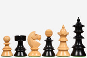 Antique Austrian Coffee House Old Vienna Chess Pieces Dyed Wood 4.2"- King