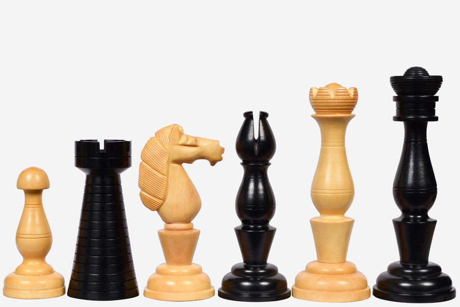 The Grand Divan Chess Pieces from the Famous Simpson's-in-the-Strand - 4.2" King By Chessbazaar