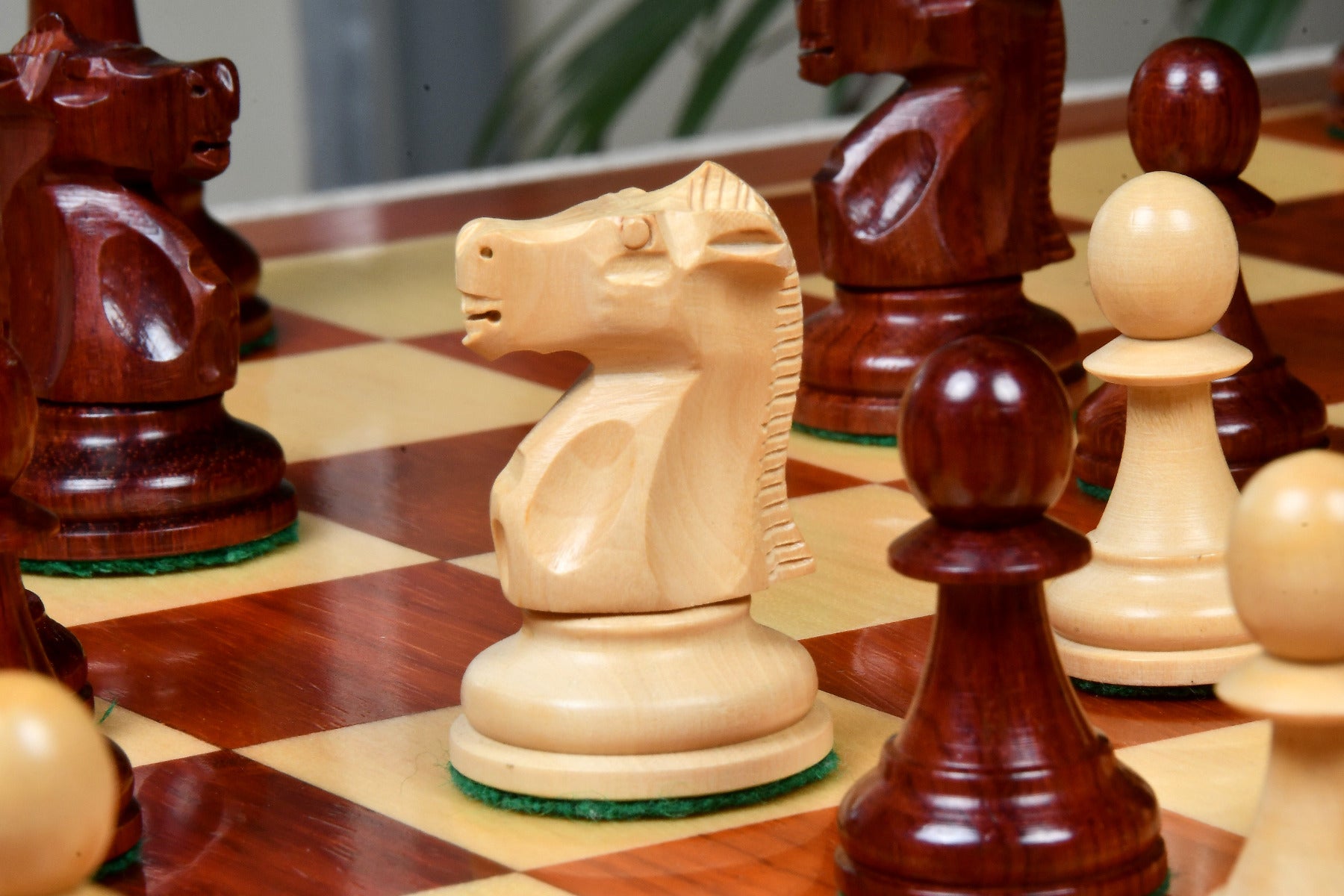 1972 Reproduced Fischer-Spassky Staunton Pattern Chess Pieces V2.0 - 3.75" King By Chessbazaar