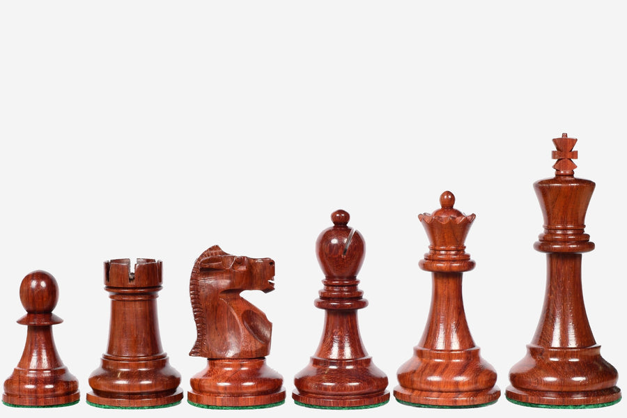 1972 Reproduced Fischer-Spassky Staunton Pattern Chess Pieces V2.0 - 3.75" King By Chessbazaar