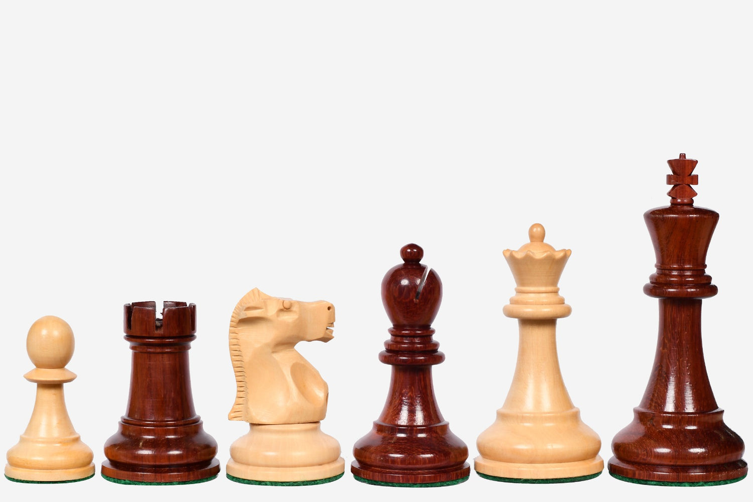 1972 Reproduced Fischer-Spassky Staunton Pattern Chess Pieces V2.0 - 3.75" King By Chessbazaar