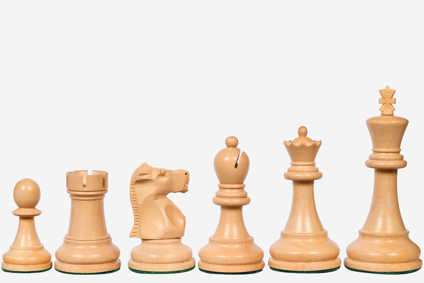 1972 Reproduced Fischer-Spassky Staunton Pattern Chess Pieces V2.0 - 3.75" King By Chessbazaar