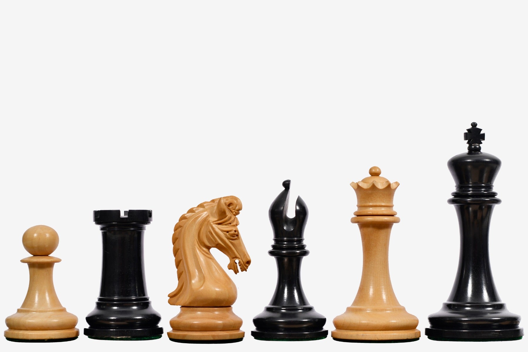 The Imperial Collector Series (Sinquefield Cup 2014) Chess Pieces V2.0 in Ebony Wood & Boxwood - 3.75" King