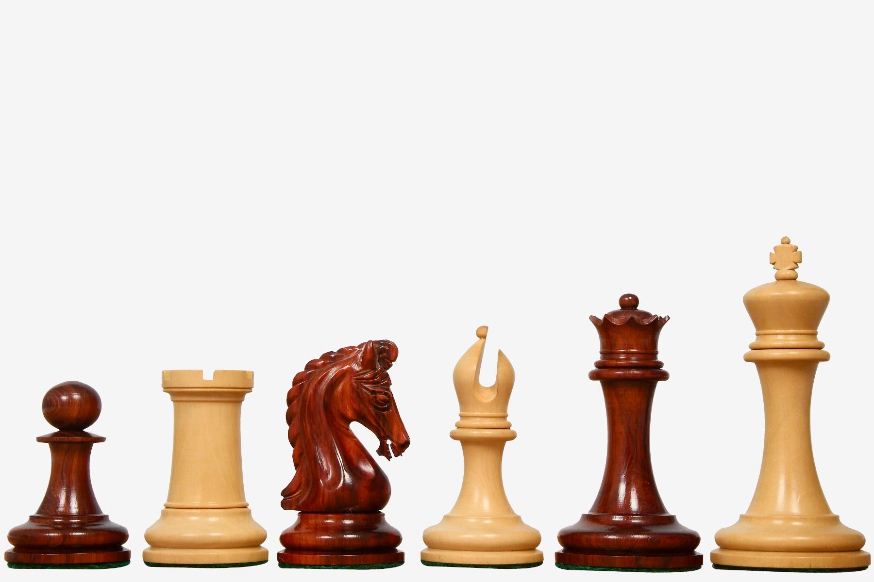 The Imperial Collector Series (Sinquefield Cup 2014) Chess Pieces V2.0 in Bud Rosewood & Boxwood - 3.75" King