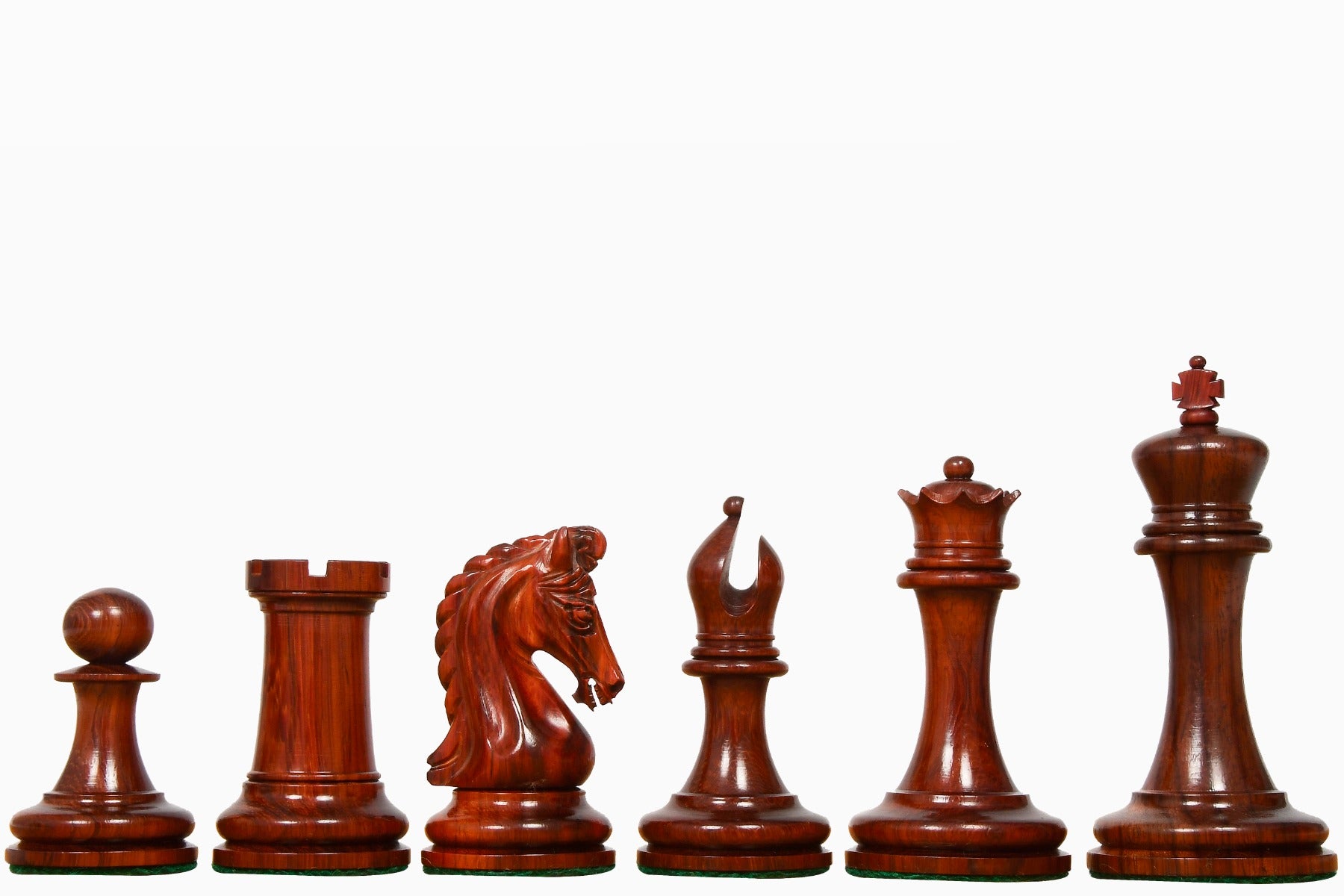 The Imperial Collector Series (Sinquefield Cup 2014) Chess Pieces V2.0 in Bud Rosewood & Boxwood - 3.75" King