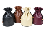 Leatherette Drawstring Storage Pouch for Chess Pieces
