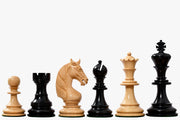 Monarch’s Gambit Handcrafted Luxury Chess Pieces – in Ebony & Boxwood 4.4" King