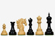 Sher-E-Punjab Series Chess Pieces in Ebony & Boxwood 4.6" King