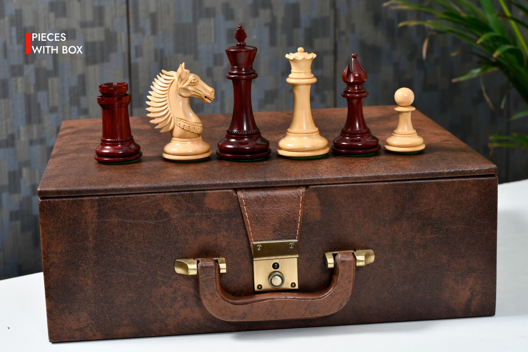 CB Mustang Series Pieces in Bud Rose / Boxwood - 4.4" King with Box