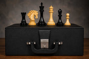 Pegasus Series Artisan Chess Pieces ver 2.0 in Ebony Boxwood - 4.6" King with Box