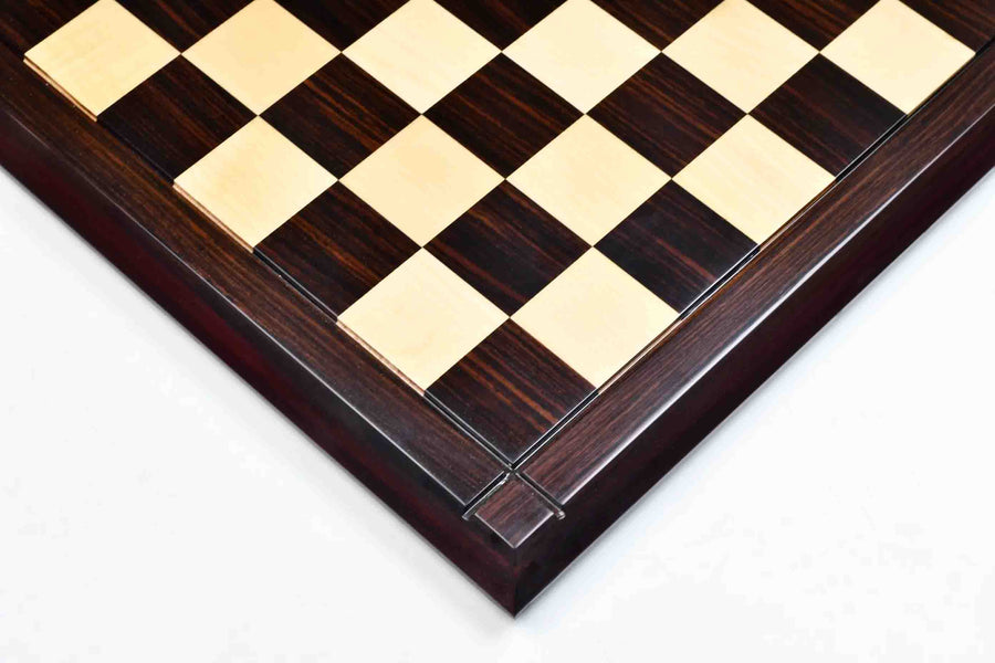 Deluxe Indian Rosewood Maple Wooden Chess Board 23" (60mm)