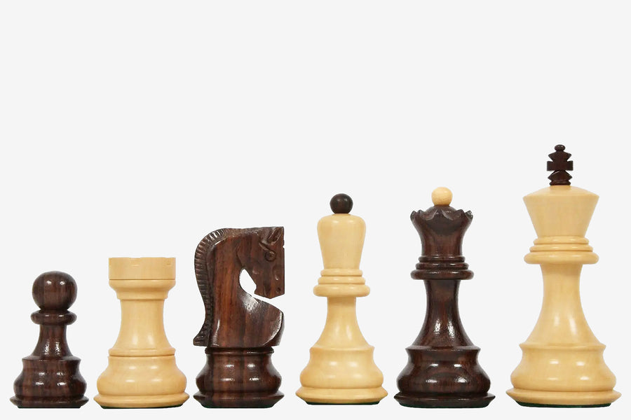 Old 1959 Russian Zagreb Staunton Chess Pieces - 3.8" King By Chessbazaar