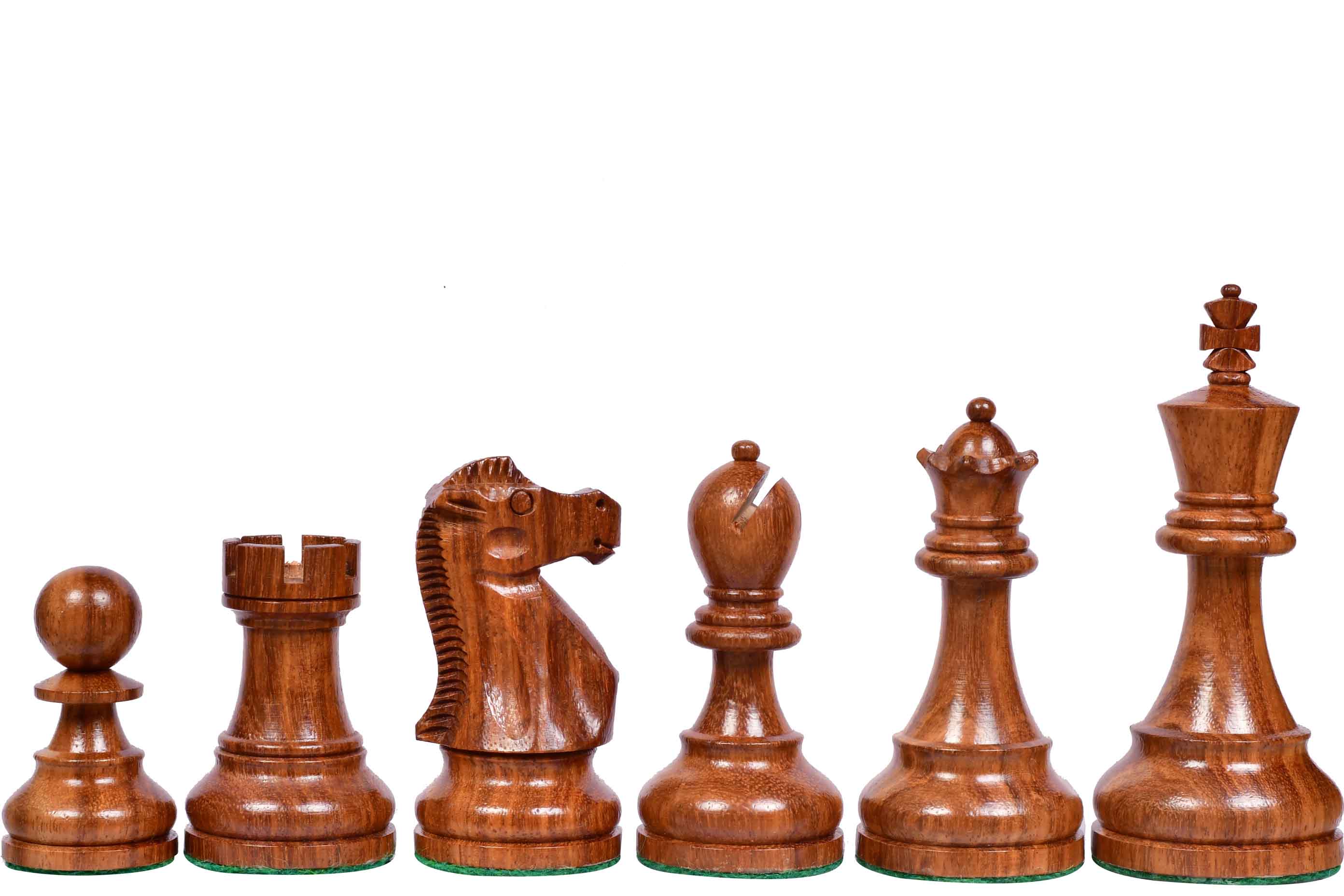 1972 Reykjavik Championship Chess Pieces in Sheesham & Boxwood 3.7"- King