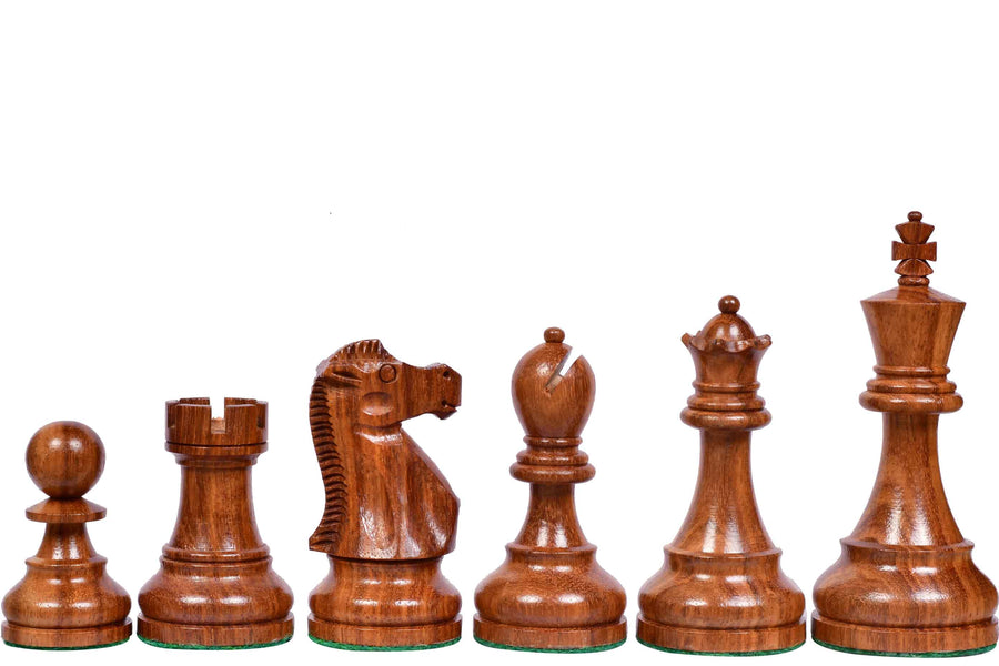1972 Reykjavik Championship Chess Pieces in Sheesham & Boxwood 3.7"- King