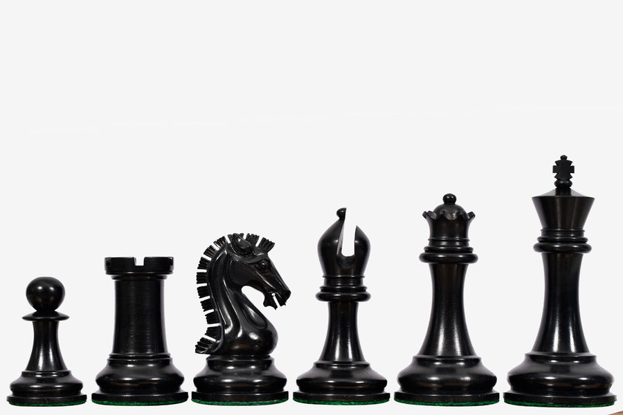 Sinquefield Cup 2017 Chess Pieces Genuine Ebony & Boxwood 3.75"- King