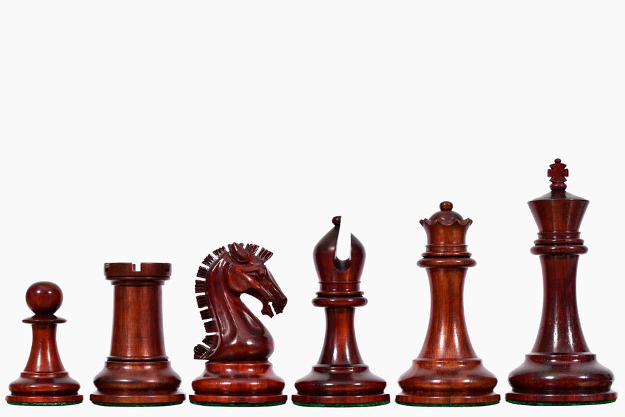 The Sinquefield Cup 2017 Reproduced Original Chess Pieces in Bud Rosewood & Boxwood - 3.75" King
