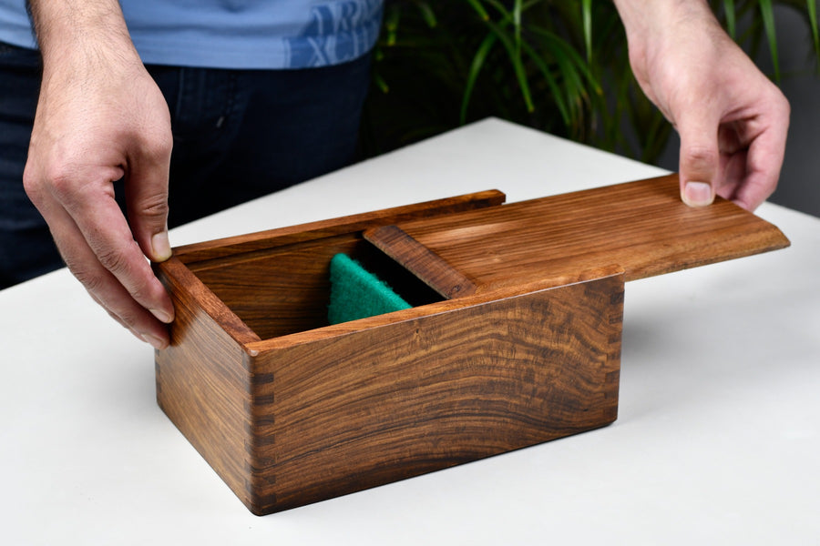 Sheesham Wood Tournament Chess Storage Box for 3.5" Chess Sets