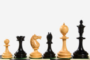 Repro William Hamlett Chess Pieces in Ebony & Boxwood 3.5" King